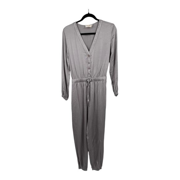 Nation LTD Pants - Nation Ltd jumpsuit Salma silver gray size X-Small XS